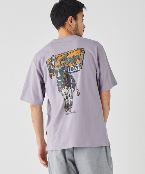 KRIFF MAYER（クリフメイヤー）の「ウェットプロテクトT(牛)（Tシャツ/カットソー・メンズ・ライトグリーン/オフホワイト/パープル/グレー/オレンジ/チャコール・X-LARGE/MEDIUM/LARGE）」の6枚目の写真