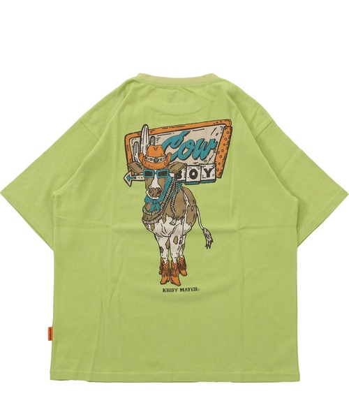 KRIFF MAYER（クリフメイヤー）の「ウェットプロテクトT(牛)（Tシャツ/カットソー・メンズ・ライトグリーン/オフホワイト/パープル/グレー/オレンジ/チャコール・X-LARGE/MEDIUM/LARGE）」の5枚目の写真