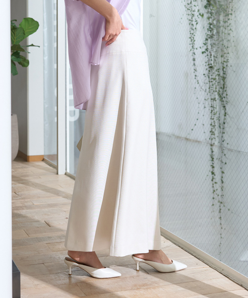 Rouge vif（ルージュヴィフ）の「【セットアップ対応】巻風ロングスカート（スカート・レディース・ブラック/アイボリー・38/36）」の18枚目の写真