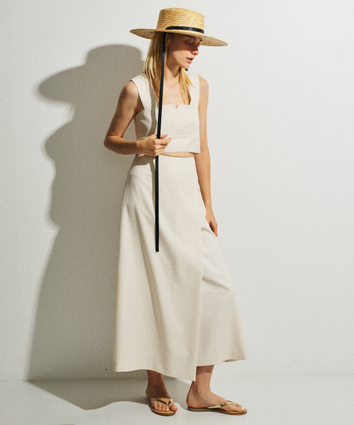 Rouge vif（ルージュヴィフ）の「【セットアップ対応】巻風ロングスカート（スカート・レディース・ブラック/アイボリー・38/36）」の15枚目の写真