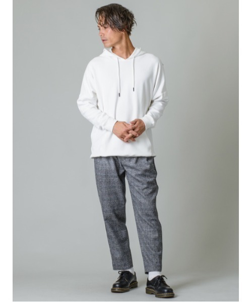 REGIEVO（レジエボ）の「グレンチェック2タックスラックス（スラックス・メンズ・チャコールグレー/ライトグレー/ベージュ・SMALL/MEDIUM/LARGE/X-LARGE）」の9枚目の写真