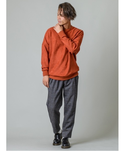 REGIEVO（レジエボ）の「グレンチェック2タックスラックス（スラックス・メンズ・チャコールグレー/ライトグレー/ベージュ・SMALL/MEDIUM/LARGE/X-LARGE）」の12枚目の写真