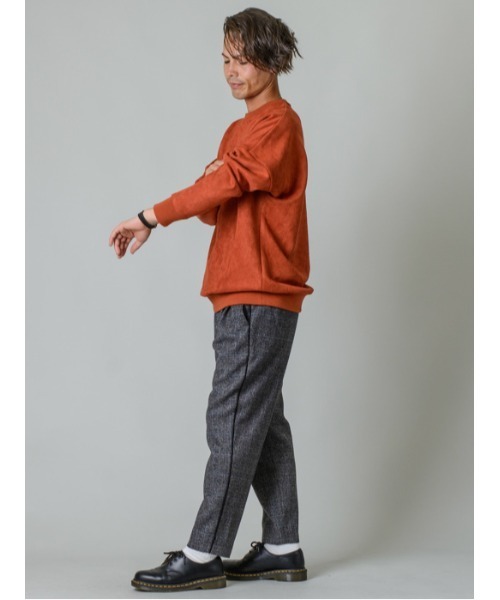 REGIEVO（レジエボ）の「グレンチェック2タックスラックス（スラックス・メンズ・チャコールグレー/ライトグレー/ベージュ・SMALL/MEDIUM/LARGE/X-LARGE）」の13枚目の写真