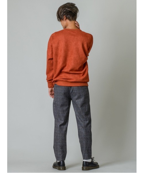 REGIEVO（レジエボ）の「グレンチェック2タックスラックス（スラックス・メンズ・チャコールグレー/ライトグレー/ベージュ・SMALL/MEDIUM/LARGE/X-LARGE）」の14枚目の写真