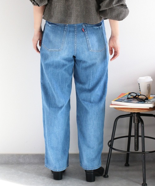 cepo（セポ）の「ダブルニーデニムワークパンツ（デニムパンツ・レディース・ブルー系3/ブルー系2・S/M/L）」の17枚目の写真