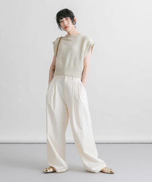 KBF（ケイビーエフ）の「ツイルペインターパンツ（その他パンツ・レディース・チャコールグレー/カーキ/アイボリー・ONE）」の5枚目の写真