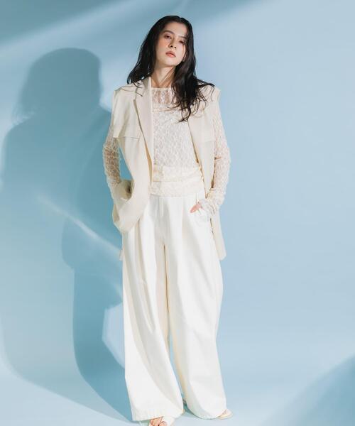 KBF（ケイビーエフ）の「ツイルペインターパンツ（その他パンツ・レディース・チャコールグレー/カーキ/アイボリー・ONE）」の6枚目の写真