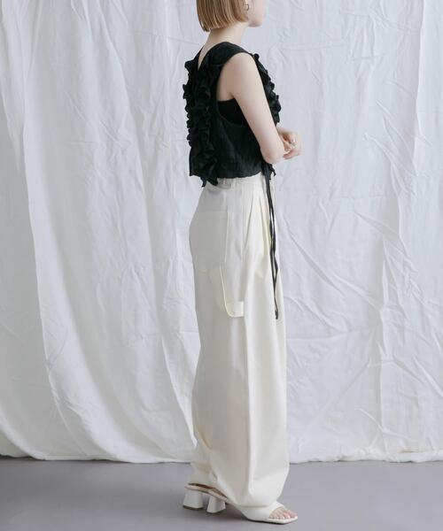 KBF（ケイビーエフ）の「ツイルペインターパンツ（その他パンツ・レディース・チャコールグレー/カーキ/アイボリー・ONE）」の8枚目の写真