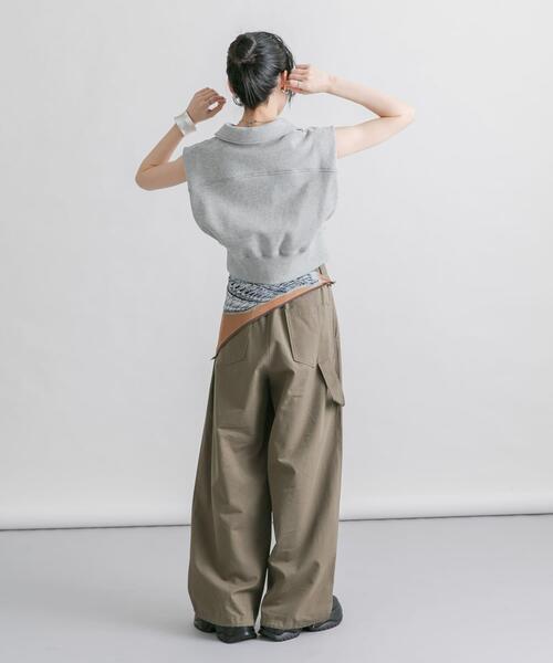 KBF（ケイビーエフ）の「ツイルペインターパンツ（その他パンツ・レディース・チャコールグレー/カーキ/アイボリー・ONE）」の16枚目の写真