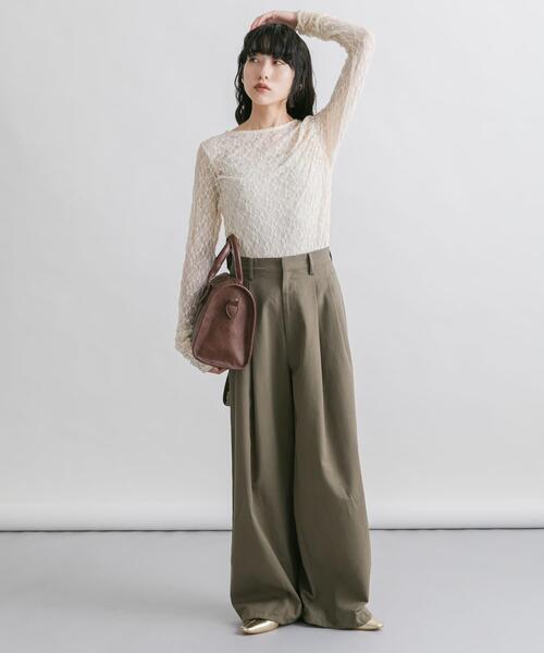 KBF（ケイビーエフ）の「ツイルペインターパンツ（その他パンツ・レディース・チャコールグレー/カーキ/アイボリー・ONE）」の17枚目の写真