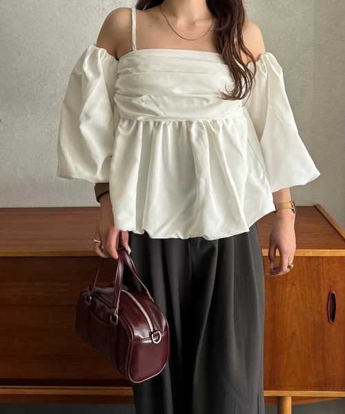 efill(エフィル)の「クロス ボーダー ミニ ボストン バック / ストラップ付(ショルダーバッグ・レディース・レッド・FREE)」の6枚目の写真