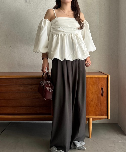 efill(エフィル)の「クロス ボーダー ミニ ボストン バック / ストラップ付(ショルダーバッグ・レディース・レッド・FREE)」の7枚目の写真