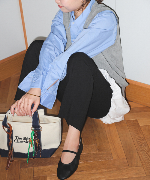 SLOBE IENA（スローブイエナ）の「《追加2》The Skirt Chronicles SLOBE別注 キャンバスミニトートバッグ（トートバッグ・レディース・ボルドー/ネイビー/ベージュ系その他・FREE）」の6枚目の写真