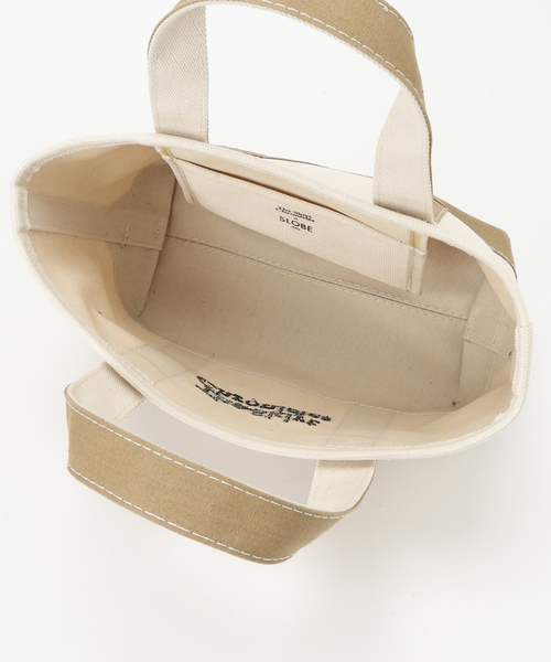 SLOBE IENA（スローブイエナ）の「《追加2》The Skirt Chronicles SLOBE別注 キャンバスミニトートバッグ（トートバッグ・レディース・ボルドー/ネイビー/ベージュ系その他・FREE）」の20枚目の写真