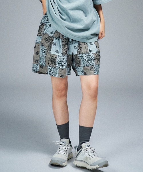Universal Style Wear(ユニバーサルスタイルウェア)の「Universal Style Wear HAV-A-HANK ハバハンク パッチワーク パンツ(その他パンツ・メンズ・スミクロ/カーキ/オフホワイト/グレー・MEDIUM/LARGE/X-LARGE)」の4枚目の写真