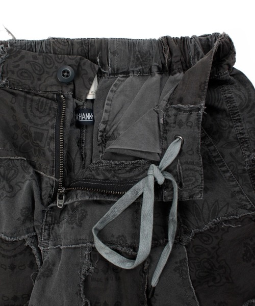 Universal Style Wear(ユニバーサルスタイルウェア)の「Universal Style Wear HAV-A-HANK ハバハンク パッチワーク パンツ(その他パンツ・メンズ・スミクロ/カーキ/オフホワイト/グレー・MEDIUM/LARGE/X-LARGE)」の12枚目の写真