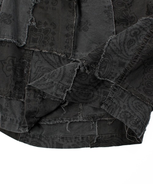 Universal Style Wear(ユニバーサルスタイルウェア)の「Universal Style Wear HAV-A-HANK ハバハンク パッチワーク パンツ(その他パンツ・メンズ・スミクロ/カーキ/オフホワイト/グレー・MEDIUM/LARGE/X-LARGE)」の13枚目の写真