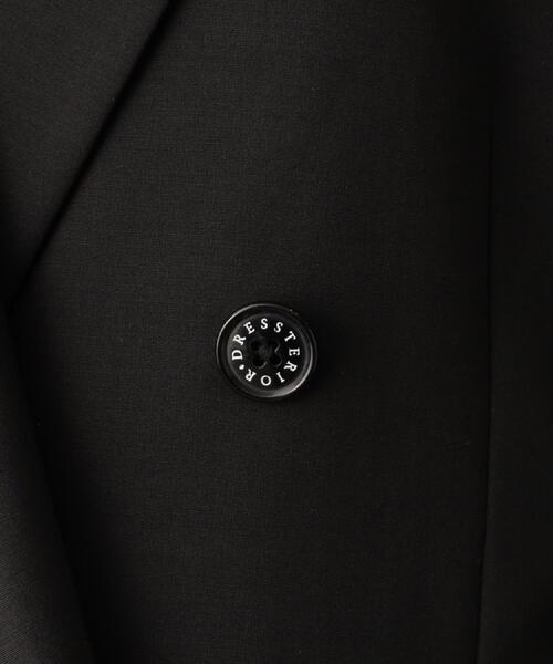 DRESSTERIOR（ドレステリア）の「【大人百花春号掲載 モデル美香さん着用】ピークドダブルライトストレッチジャケット（テーラードジャケット・レディース・ブラック・38/36/34）」の17枚目の写真