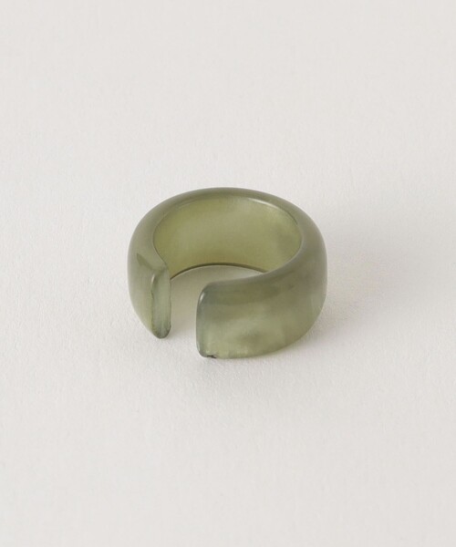 green label relaxing（グリーンレーベルリラクシング）の「マーブルメタル 2本セット イヤーカフ / イヤカフ（イヤーカフ・レディース・ライトグレー/ブラウン・FREE）」の5枚目の写真