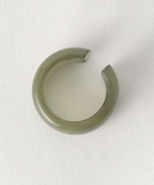 green label relaxing（グリーンレーベルリラクシング）の「マーブルメタル 2本セット イヤーカフ / イヤカフ（イヤーカフ・レディース・ライトグレー/ブラウン・FREE）」の7枚目の写真