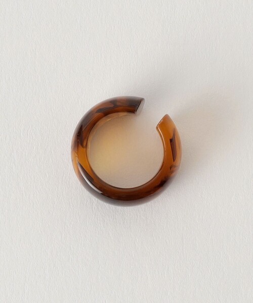 green label relaxing（グリーンレーベルリラクシング）の「マーブルメタル 2本セット イヤーカフ / イヤカフ（イヤーカフ・レディース・ライトグレー/ブラウン・FREE）」の13枚目の写真