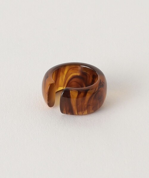 green label relaxing（グリーンレーベルリラクシング）の「マーブルメタル 2本セット イヤーカフ / イヤカフ（イヤーカフ・レディース・ライトグレー/ブラウン・FREE）」の15枚目の写真