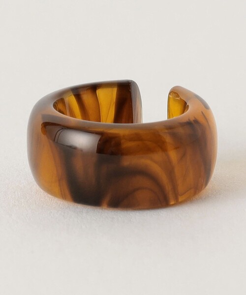 green label relaxing（グリーンレーベルリラクシング）の「マーブルメタル 2本セット イヤーカフ / イヤカフ（イヤーカフ・レディース・ライトグレー/ブラウン・FREE）」の16枚目の写真