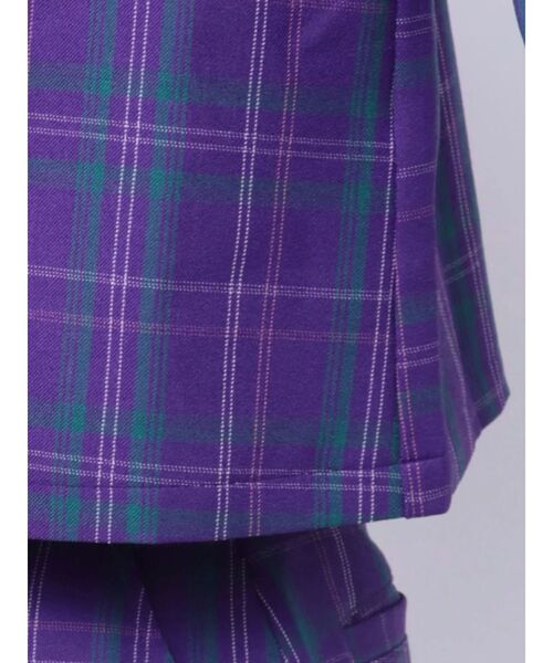 jouetie（ジュエティ）の「【FRUITSZIPPER仲川瑠夏】クロップドジャケット（テーラードジャケット・レディース・パープル・MEDIUM）」の12枚目の写真