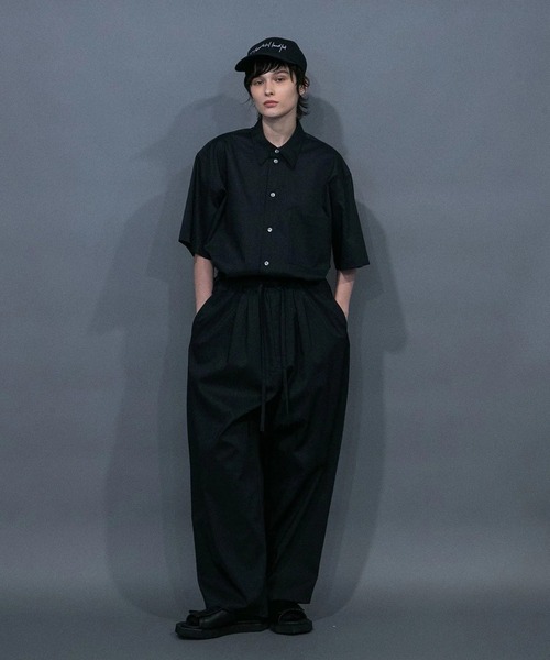 【my beautiful landlet】 COHORUS RAMIE × SOLOTEX BACK WARP WIDE PANTSの2枚目の写真