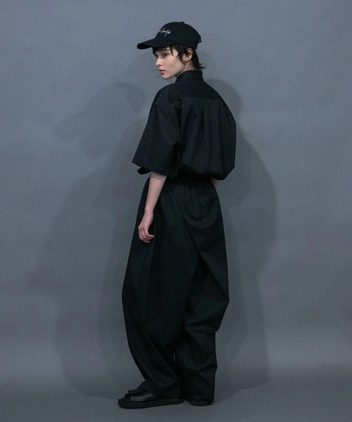 【my beautiful landlet】 COHORUS RAMIE × SOLOTEX BACK WARP WIDE PANTSの6枚目の写真