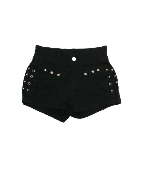tinkerend（ティンカーエンド）の「Rivet Shorts Denim / リベットデニムショートパンツ（デニムパンツ・レディース・ブラック・2/1）」の16枚目の写真