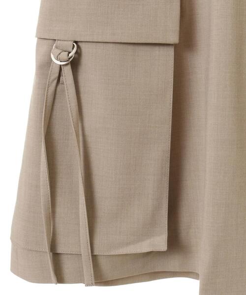 CONVERSE TOKYO(コンバーストウキョウ)の「【HL】WRAP ZIP APRON SKIRT(SET UP)(スカート・レディース・グレー/ブラック/ベージュ・FREE)」の11枚目の写真