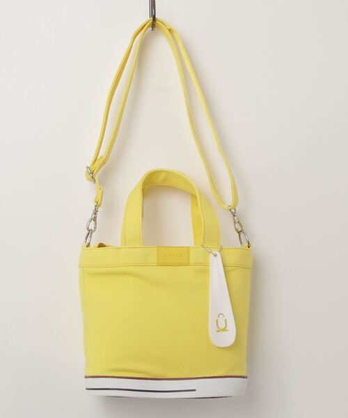 OKERU（オケル）の「OKERU/オケル/キャンバス トートバッグ TYPE-C（トートバッグ・レディース・ブラック/イエロー/ホワイト/カーキ・F）」の4枚目の写真