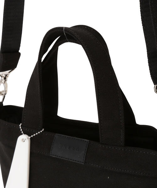 OKERU（オケル）の「OKERU/オケル/キャンバス トートバッグ TYPE-C（トートバッグ・レディース・ブラック/イエロー/ホワイト/カーキ・F）」の11枚目の写真