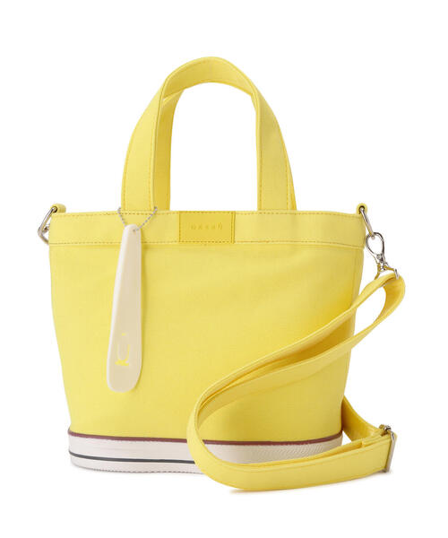 OKERU（オケル）の「OKERU/オケル/キャンバス トートバッグ TYPE-C（トートバッグ・レディース・ブラック/イエロー/ホワイト/カーキ・F）」の19枚目の写真