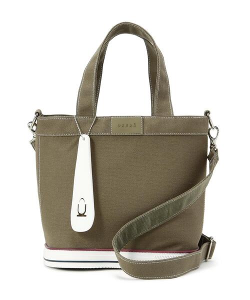 OKERU（オケル）の「OKERU/オケル/キャンバス トートバッグ TYPE-C（トートバッグ・レディース・ブラック/イエロー/ホワイト/カーキ・F）」の20枚目の写真