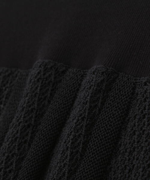 PROPORTION BODY DRESSING(プロポーションボディドレッシング)の「柄編みニットワンピース / 1215140400(ワンピース・レディース・ベージュ/ブラック・MEDIUM/SMALL)」の11枚目の写真