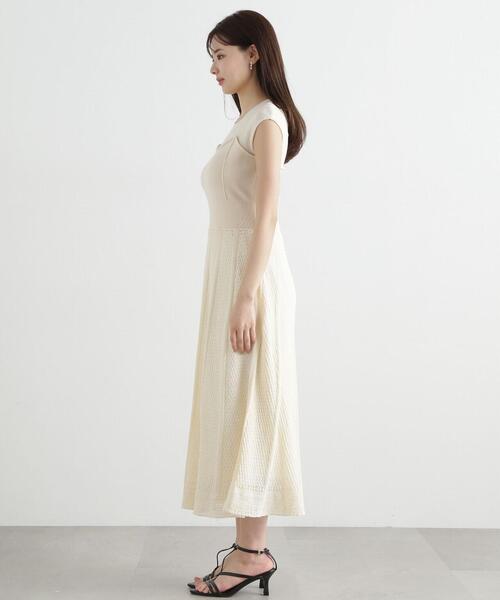 PROPORTION BODY DRESSING(プロポーションボディドレッシング)の「柄編みニットワンピース / 1215140400(ワンピース・レディース・ベージュ/ブラック・MEDIUM/SMALL)」の16枚目の写真