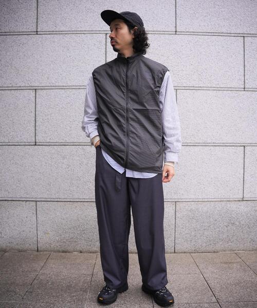 THE NORTH FACE（ザノースフェイス）の「THE NORTH FACE/ザ・ノースフェイス  Enride Wind Vest エンライドウィンドベスト（ベスト・メンズ・ブラック/ホワイト系2・L/M/XL）」の13枚目の写真