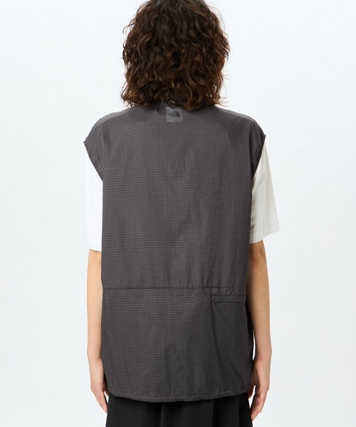 THE NORTH FACE（ザノースフェイス）の「THE NORTH FACE/ザ・ノースフェイス  Enride Wind Vest エンライドウィンドベスト（ベスト・メンズ・ブラック/ホワイト系2・L/M/XL）」の6枚目の写真