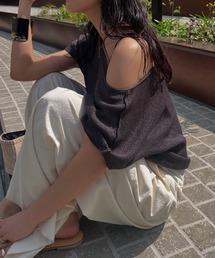 BABYLONE | ニュアンスニットプルオーバー(ニット/セーター)