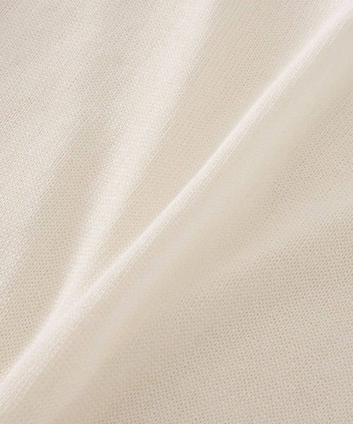 BABYLONE（バビロン）の「ニュアンスニットプルオーバー（ニット/セーター・レディース・ベージュ/チャコール/ホワイト/サックスブルー・フリー）」の9枚目の写真