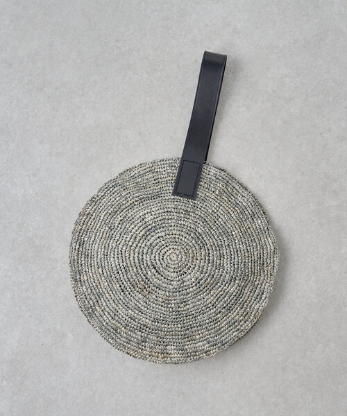 BEARDSLEY(ビアズリー)の「ラフィアサークルバッグ(かごバッグ・レディース・モスグリーン/レッド/サンドベージュ/ブラック・FREE)」の19枚目の写真