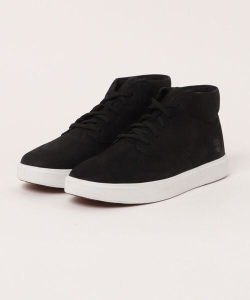 Timberland（ティンバーランド）の「Timberland ティンバーランド EMERSON STREET MID LACE SNEAKER メンズブーツ チャッカ(エマーソンストリートミッドレーススニーカー)（スニーカー・メンズ・ベージュ/ブラック・25.0cm/25.5cm/26.0cm/26.5cm/27.0cm/27.5cm/28.0cm）」の2枚目の写真
