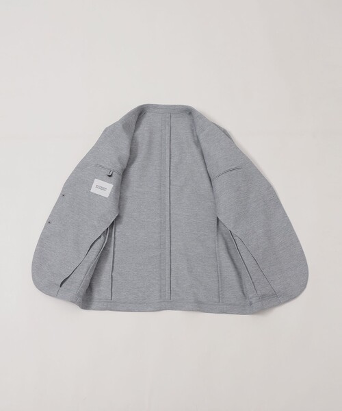 MACKINTOSH PHILOSOPHY（ﾏｯｷﾝﾄｯｼｭ ﾌｨﾛｿﾌｨｰ）の「テーラードジャージージャケット 杢カラミストレッチ（テーラードジャケット・メンズ・グレー/ブラウン系その他4/ダークネイビー・36/42/38/40）」の8枚目の写真
