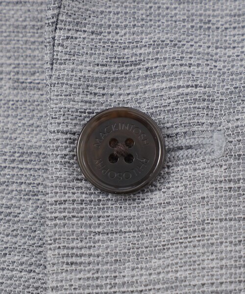 MACKINTOSH PHILOSOPHY（ﾏｯｷﾝﾄｯｼｭ ﾌｨﾛｿﾌｨｰ）の「テーラードジャージージャケット 杢カラミストレッチ（テーラードジャケット・メンズ・グレー/ブラウン系その他4/ダークネイビー・36/42/38/40）」の7枚目の写真