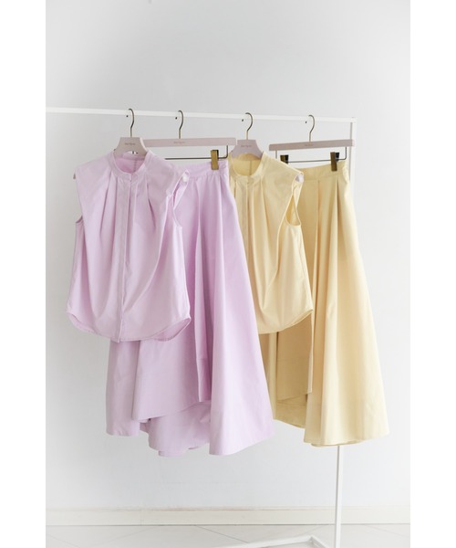 herlipto Tallinn Asymmetry Long Skirt