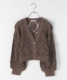 PAGEBOY（ページボーイ）の「スカシリーフニットボレロ 【一部カラーWEB限定】（カーディガン/ボレロ）」
