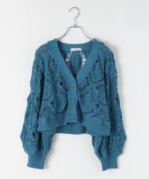 PAGEBOY（ページボーイ）の「スカシリーフニットボレロ 【一部カラーWEB限定】（カーディガン/ボレロ）」