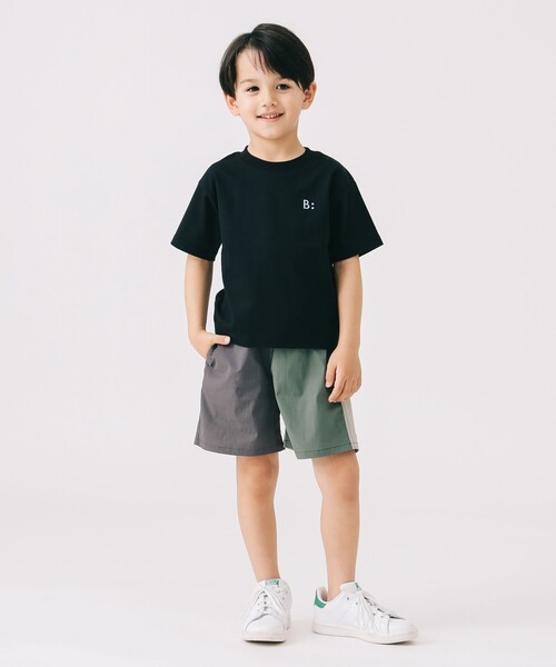 B:MING by BEAMS（ビーミングバイビームス）の「エンブロイダリー クルーネック Tシャツ 2025SS（100～140cm）（Tシャツ/カットソー・キッズ・ブラウン系その他2/ブラック・120/140/110/130/100）」の11枚目の写真